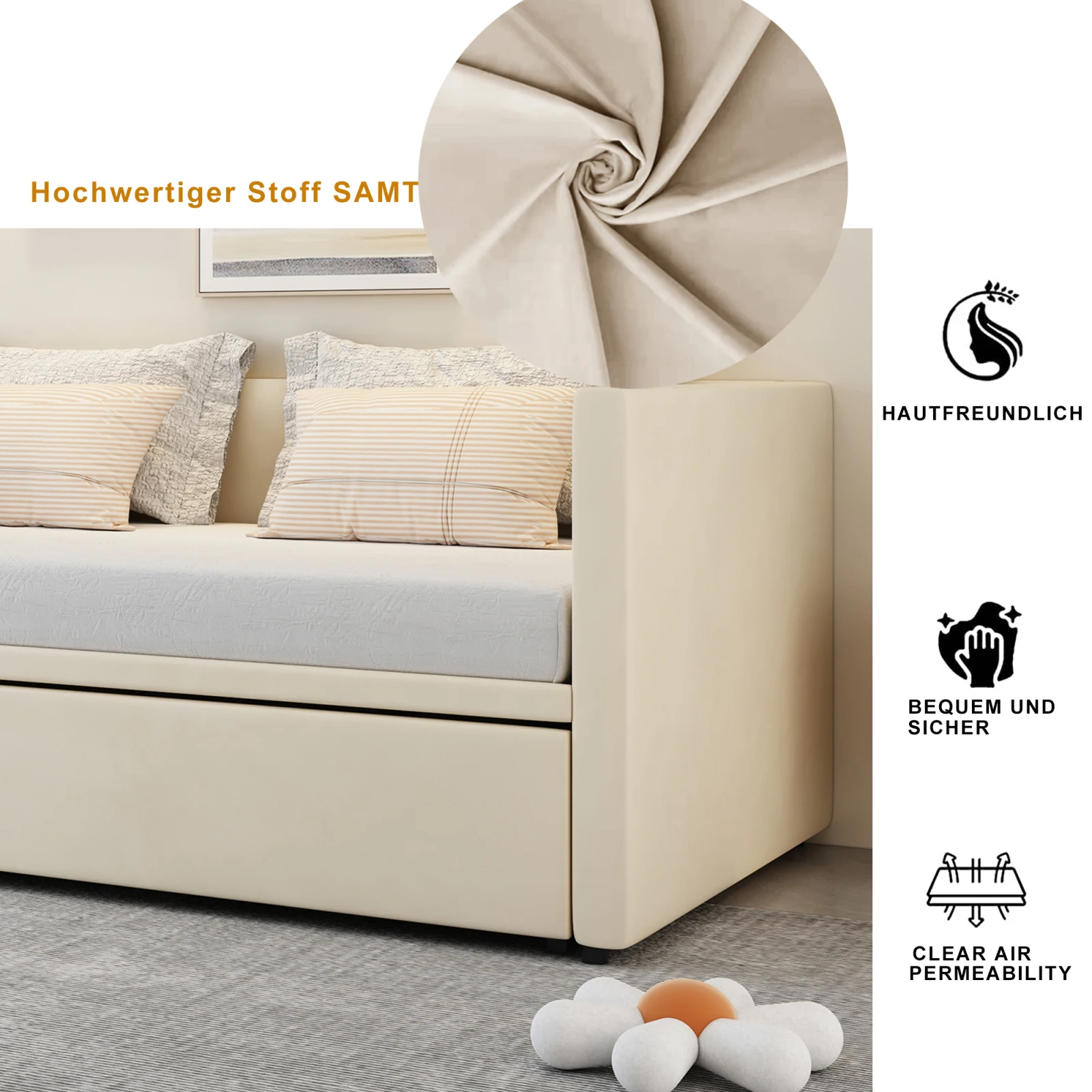 Rosahqnda Folding Sofa - Image 4