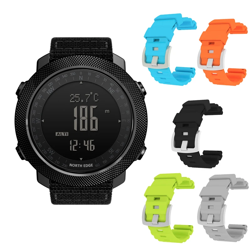 Men's Digital Watch – Nylon Strap Set - Image 8