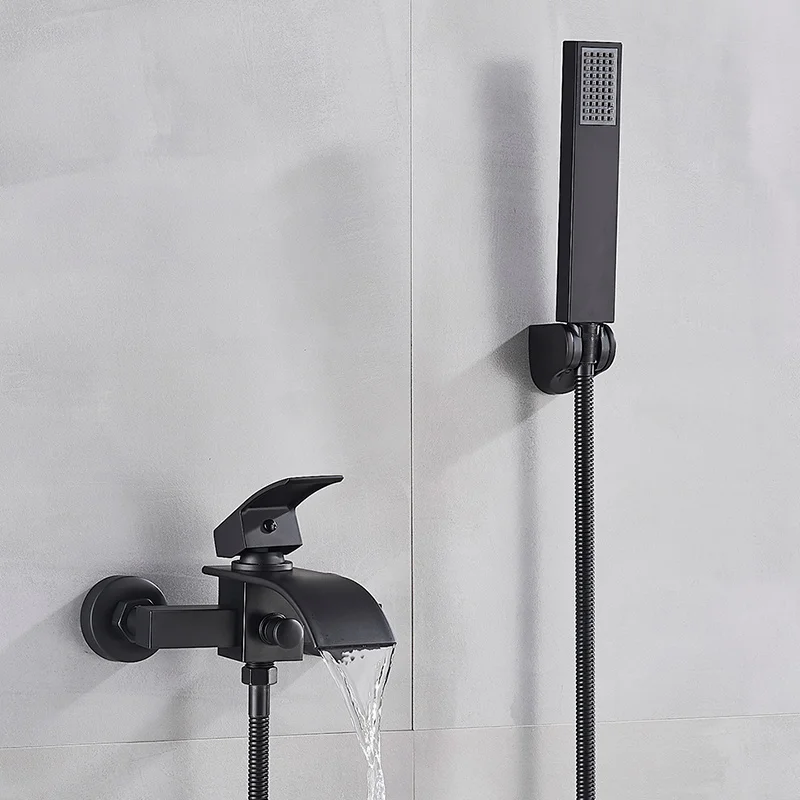 Single-Handle Waterfall Bathtub Faucet - Image 10
