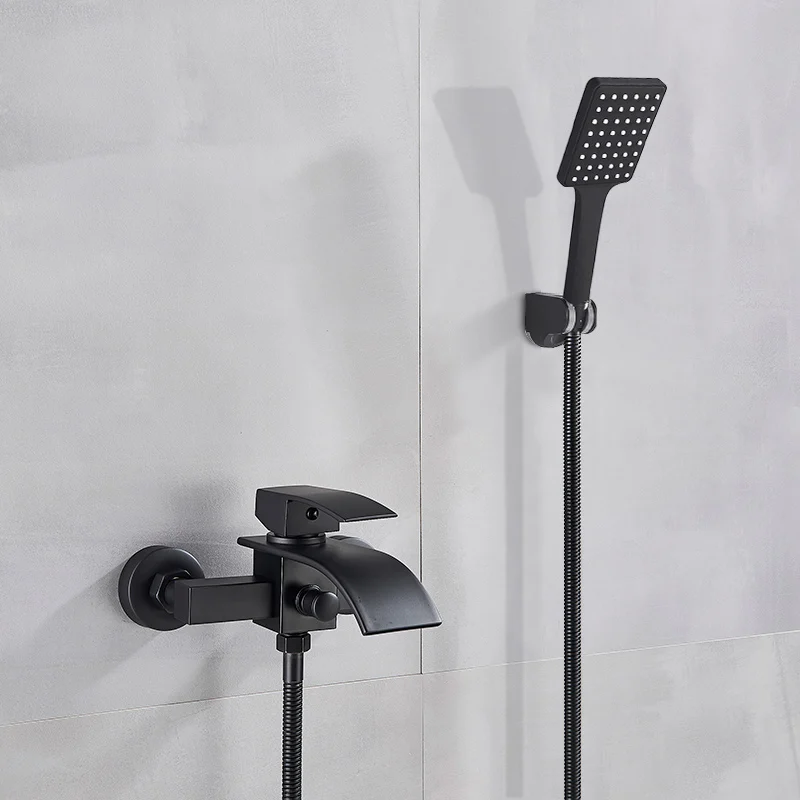 Single-Handle Waterfall Bathtub Faucet - Image 8
