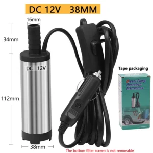 12v Dc Diesel Fuel Water Oil Car Camping Fishing