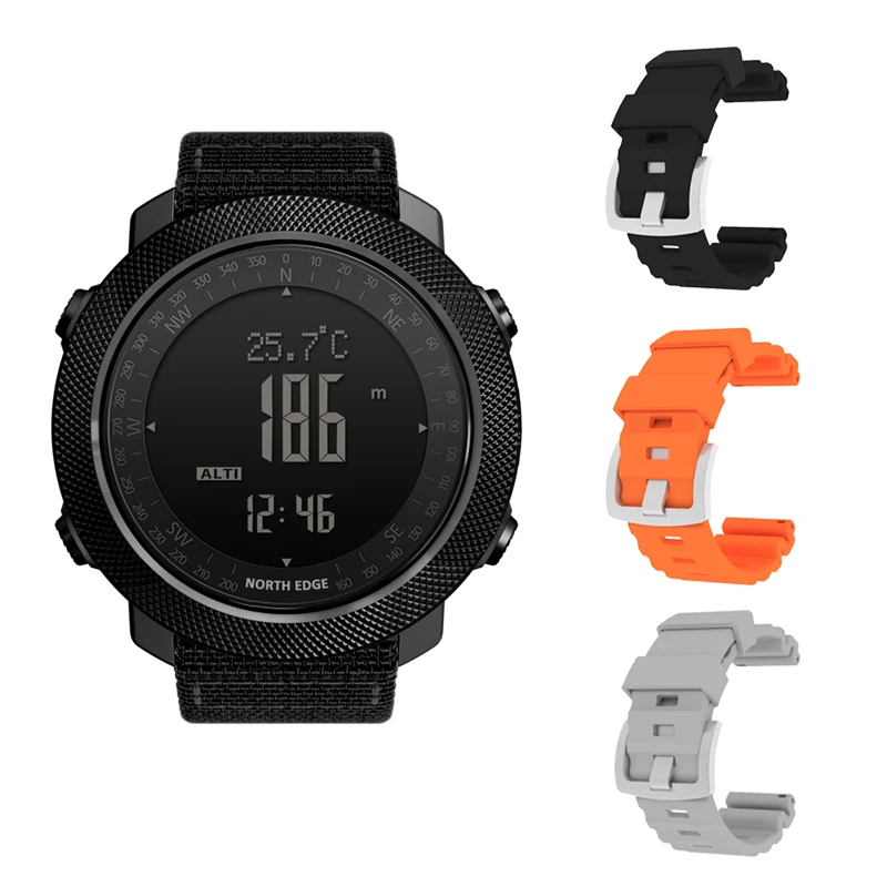 Men's Digital Watch – Nylon Strap Set - Image 11