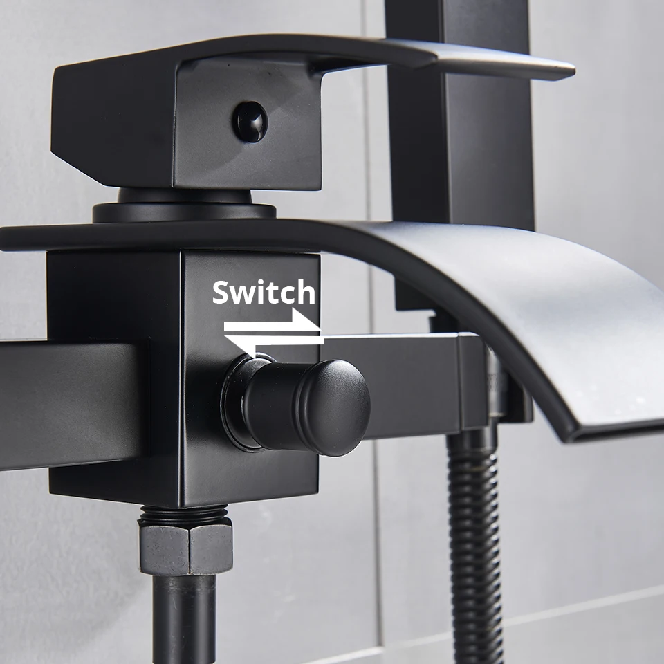 Single-Handle Waterfall Bathtub Faucet - Image 3