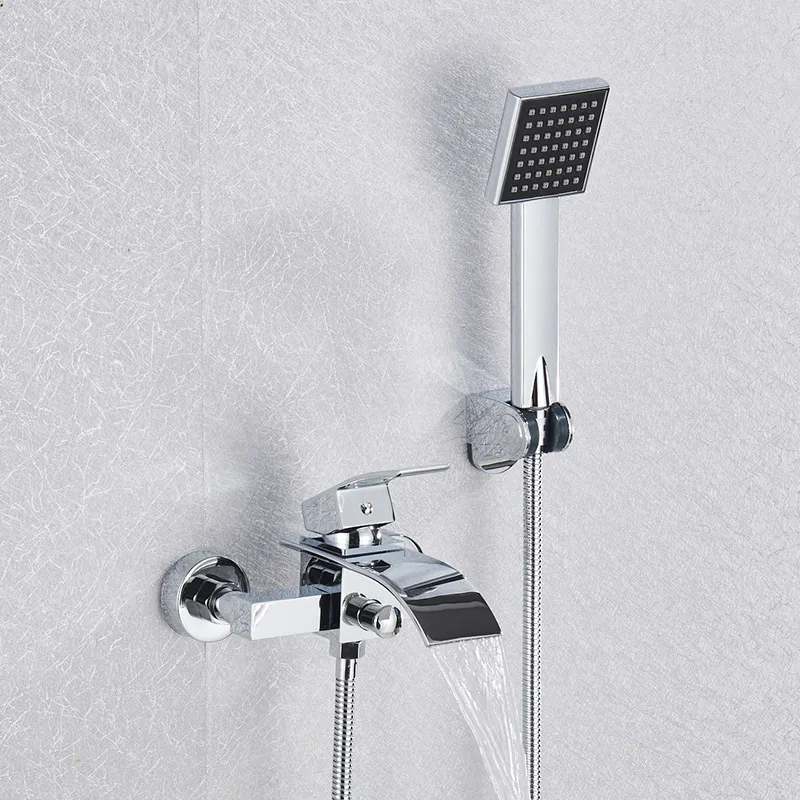 Single-Handle Waterfall Bathtub Faucet - Image 14
