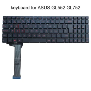 Replacement Keyboard for ASUS ROG GL552 (Spanish Layout)