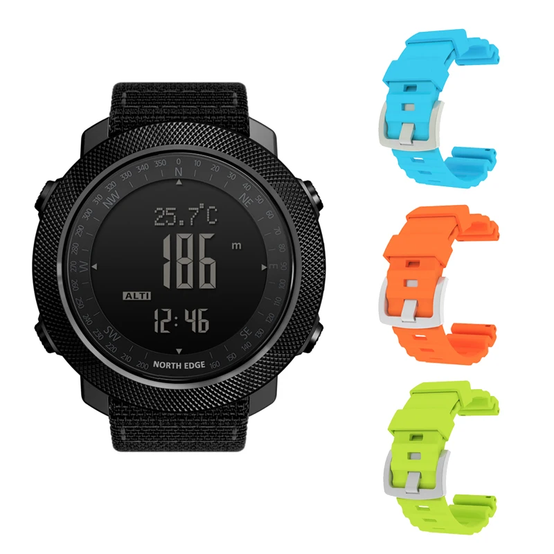 Men's Digital Watch – Nylon Strap Set - Image 7
