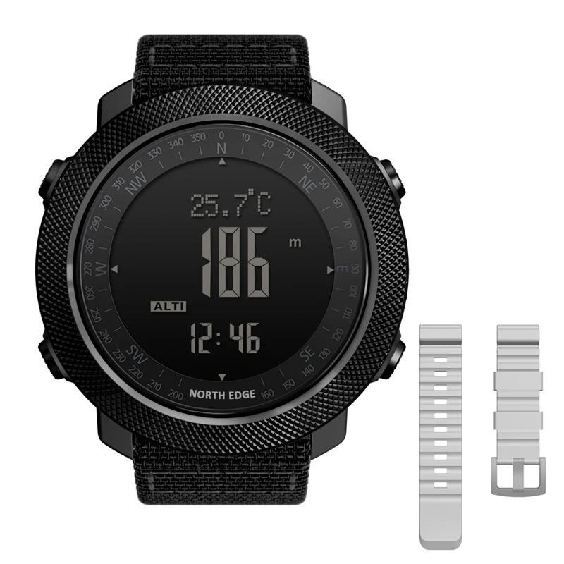 Men's Digital Watch – Nylon Strap Set - Image 12