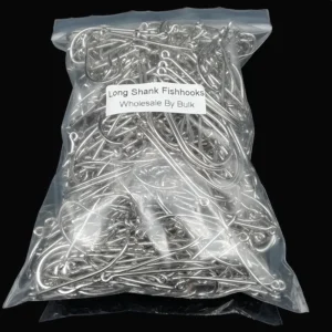 Barbed Fishing Hooks – Long Handle Bulk Pack