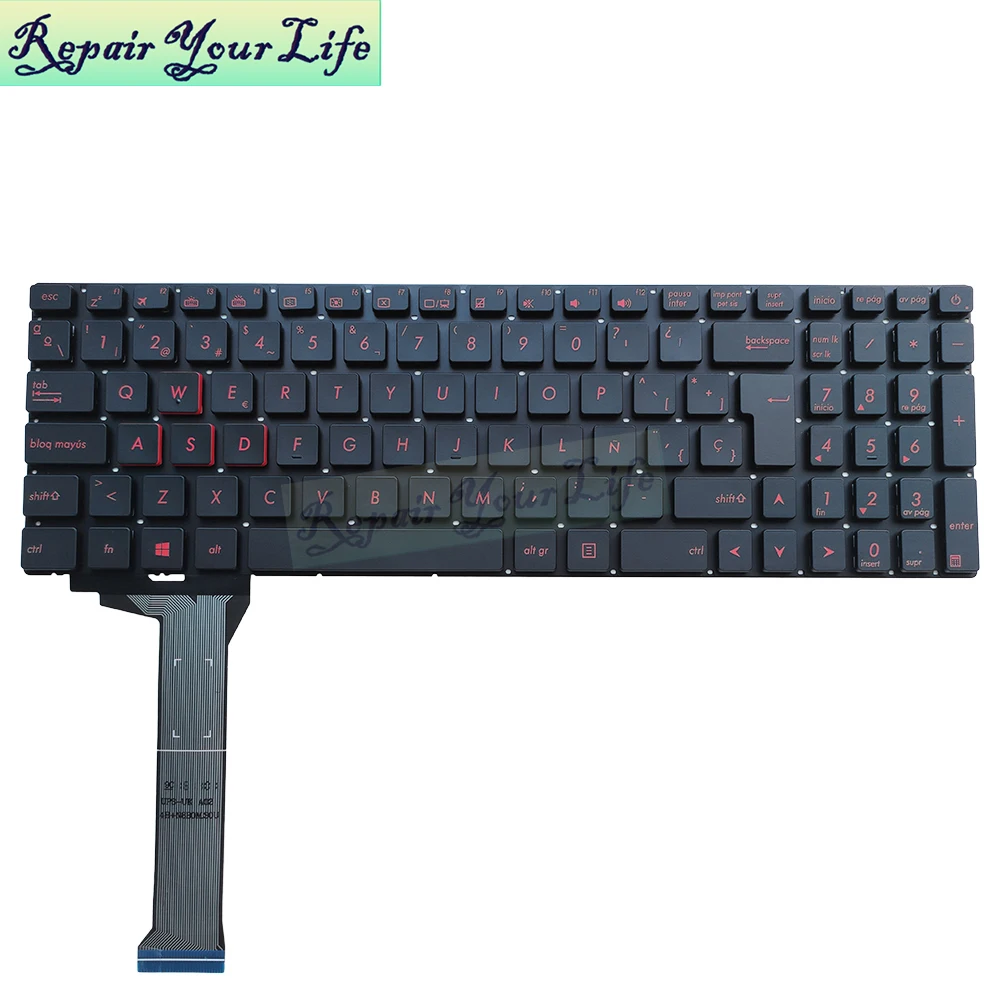 Replacement Keyboard for ASUS ROG GL552 (Spanish Layout) - Image 6