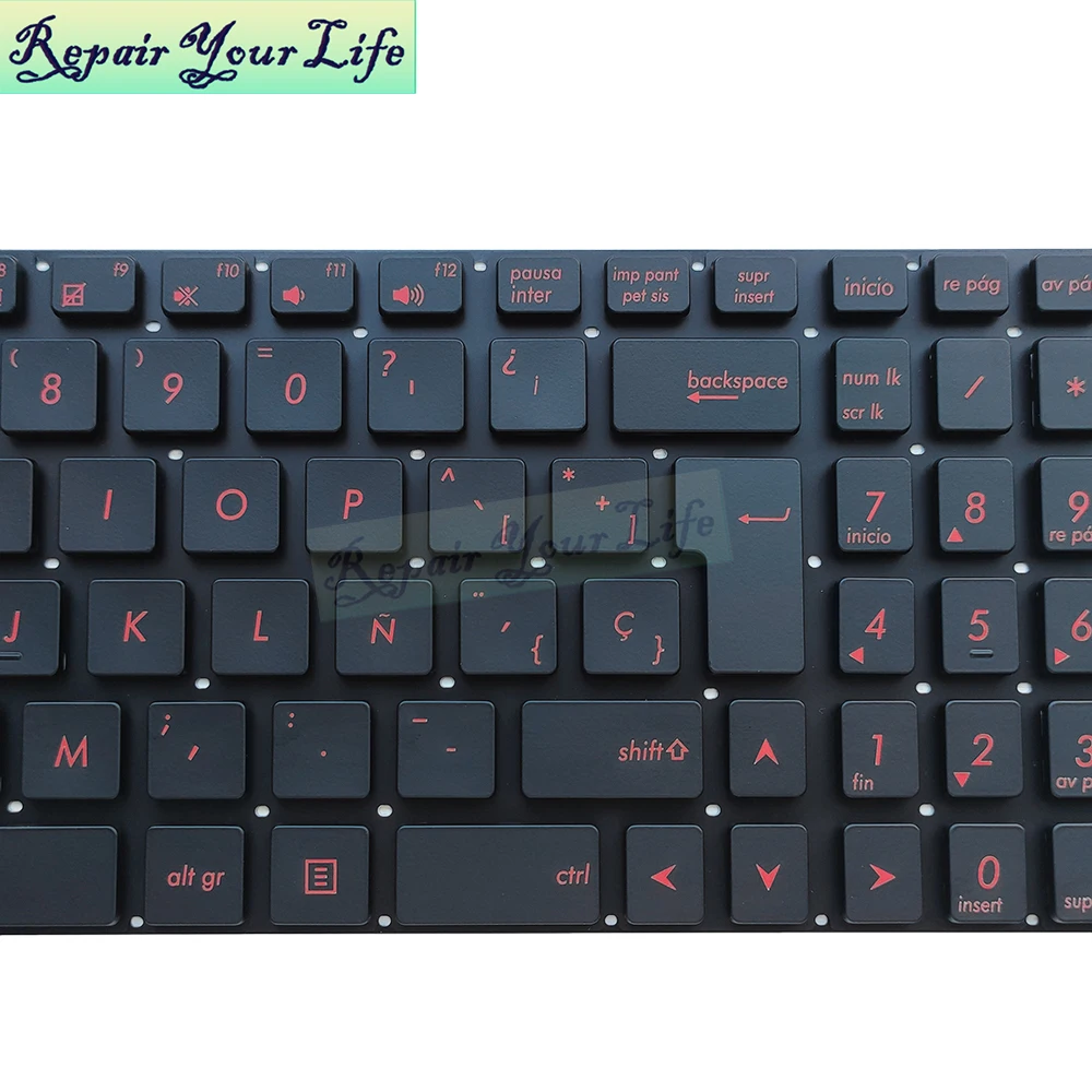 Replacement Keyboard for ASUS ROG GL552 (Spanish Layout) - Image 2