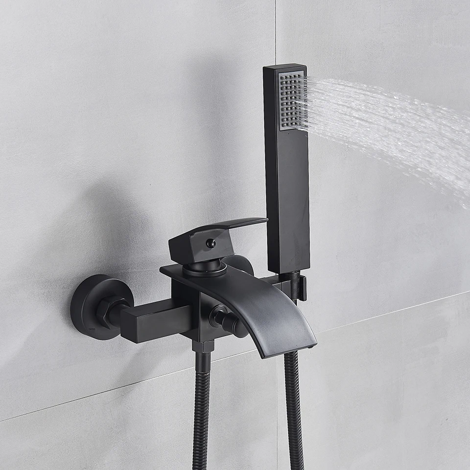 Single-Handle Waterfall Bathtub Faucet - Image 2