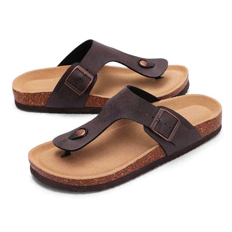 Cork Suede Mule Slippers - Image 13