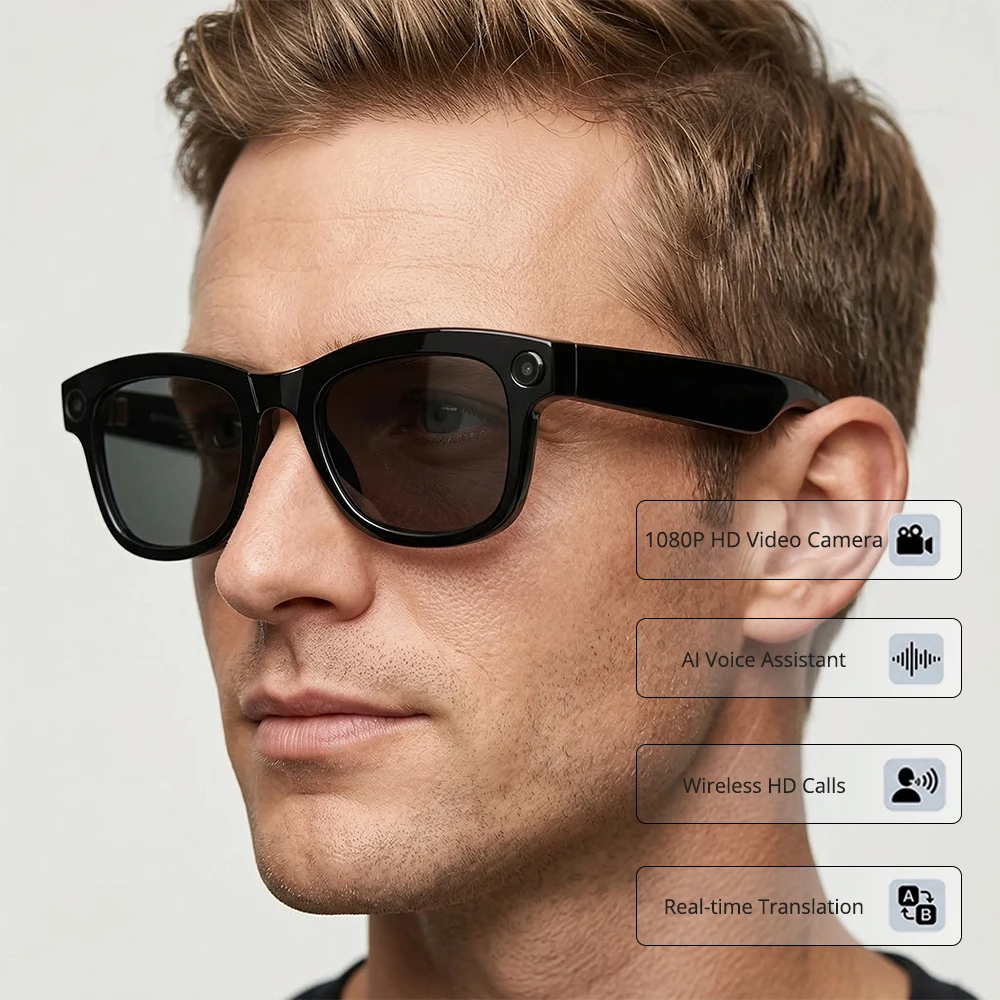 Smart Audio Glasses – Anti-Blue-Light Lenses