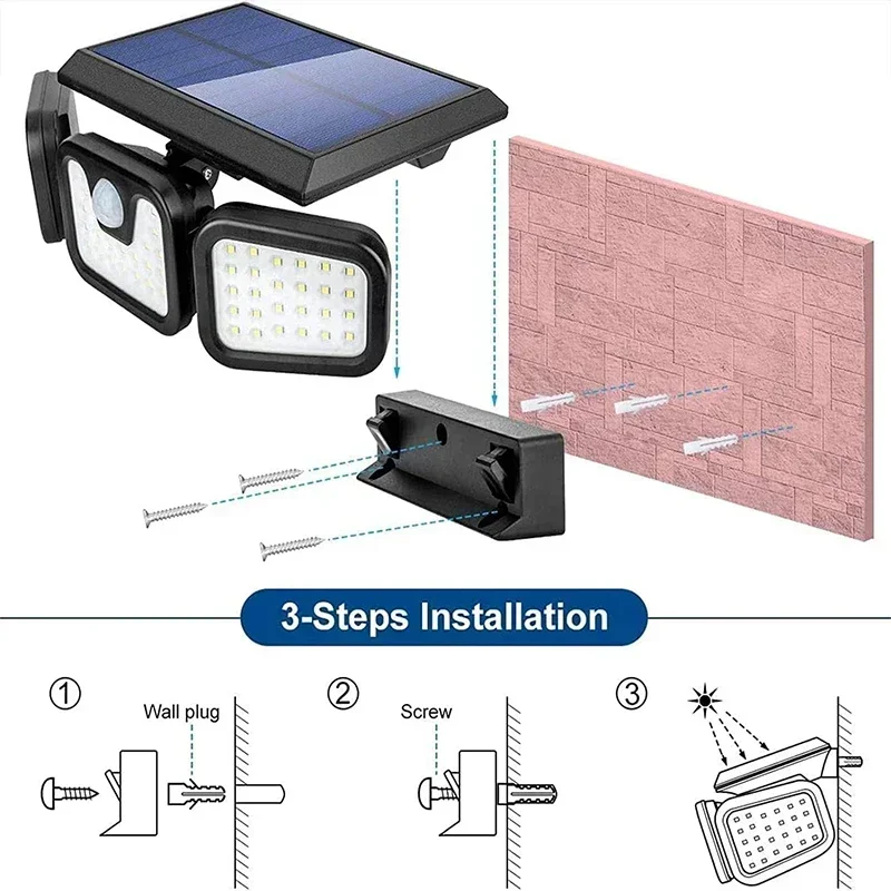 Solar Motion-Sensor Outdoor Light - Image 3