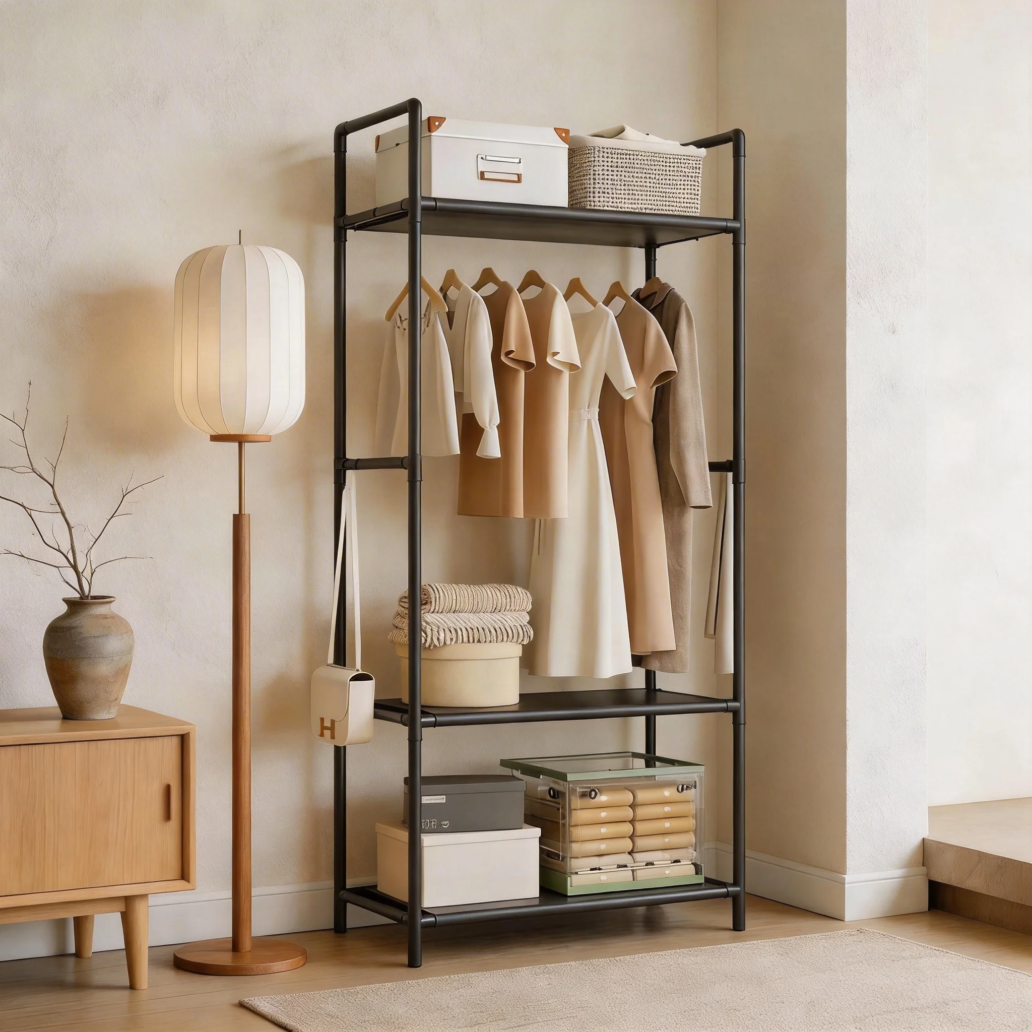 Space-Saving Coat & Clothes Rack - Image 2