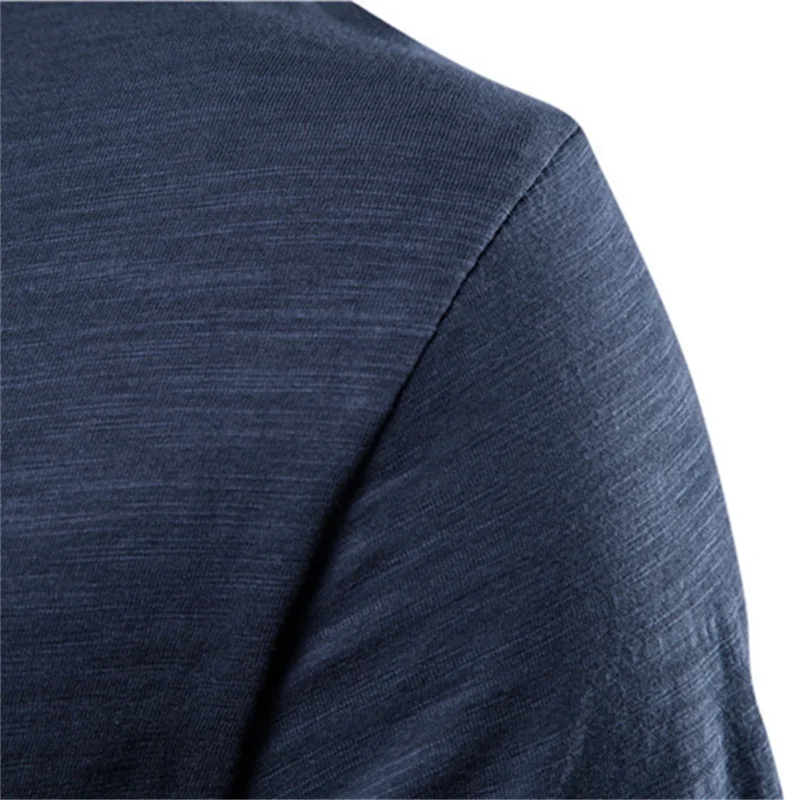 100% Cotton Men T-shirt Casual Soft Fitness Summer Thin - Image 5