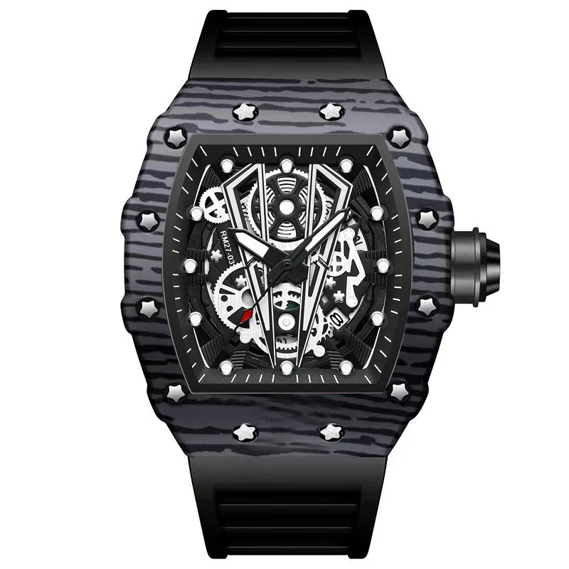 Men's Barrel-Case Watch - Image 8