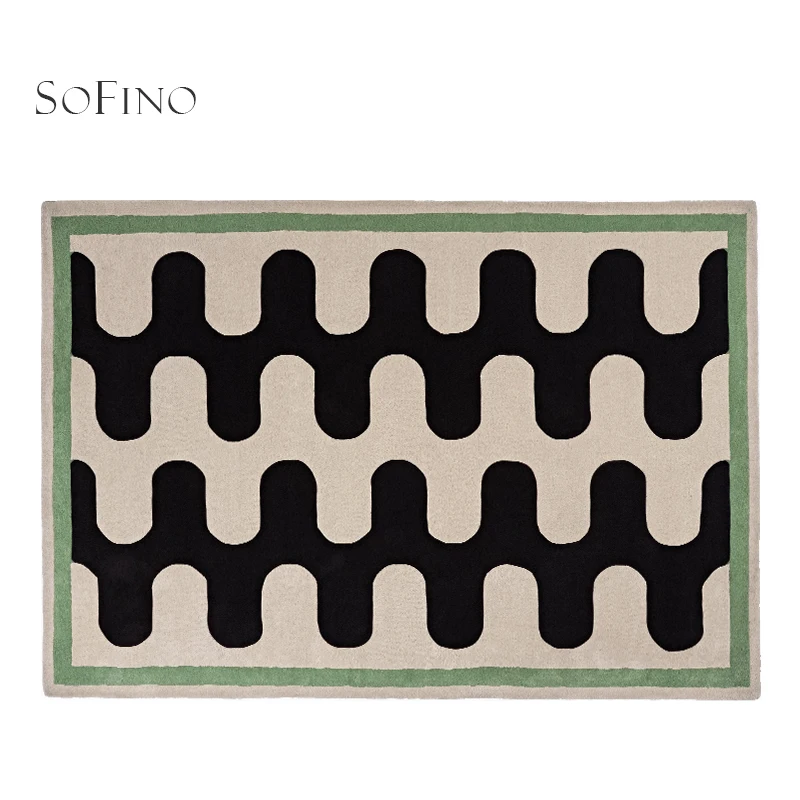 Modern Bedside Area Rug - Image 19