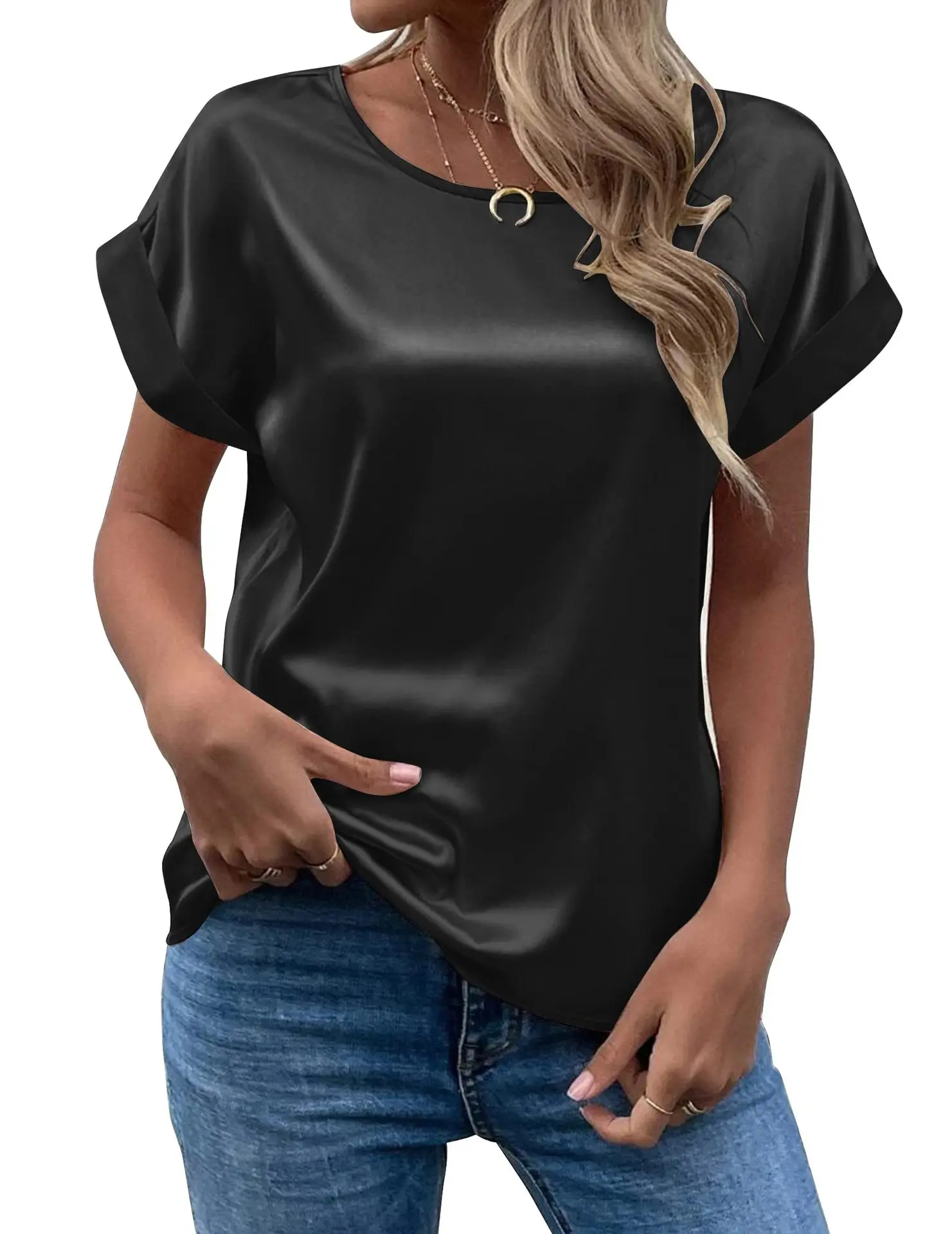 Women's Short Sleeve Summer Top - Image 19