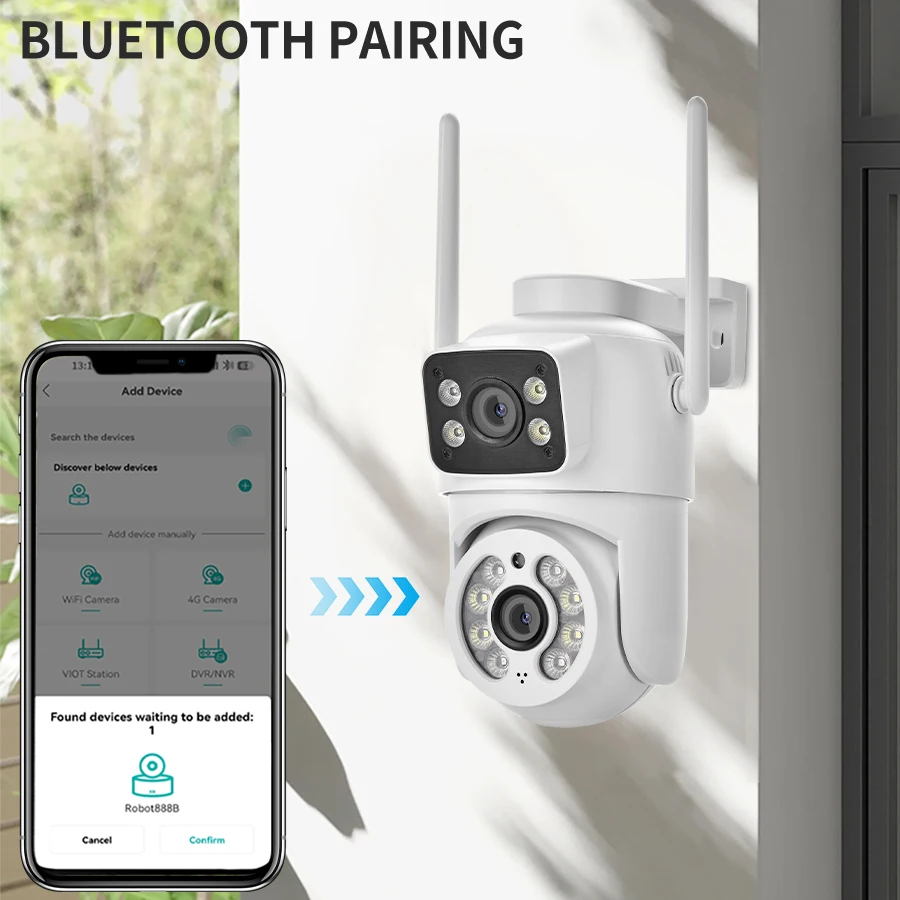 4MP Dual-Lens Outdoor Security Camera - Image 3