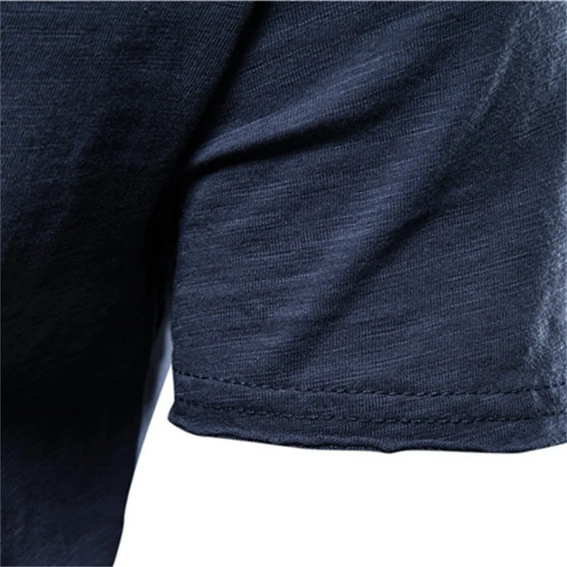 100% Cotton Men T-shirt Casual Soft Fitness Summer Thin - Image 6