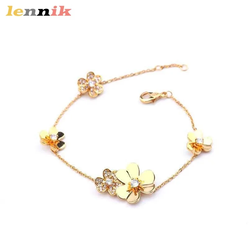 Clover Flower Charm Bracelet - Image 6