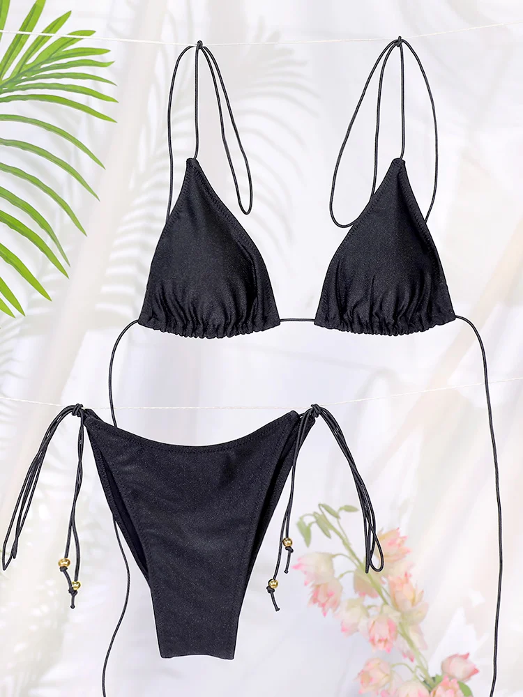 Leopard Triangle Bikini Set - Image 9