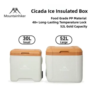 Portable Outdoor Fridge with Trolley (30–52L)