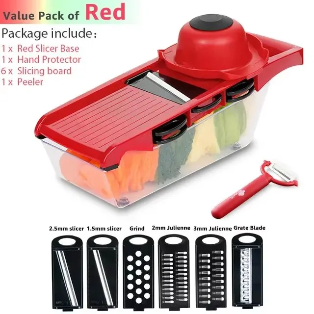 Multifunctional Vegetable Chopper & Grater Set - Image 7
