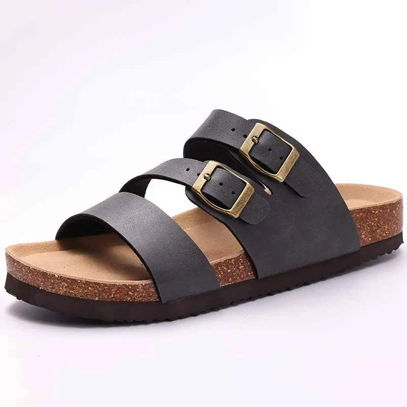 Cork Suede Mule Slippers - Image 12