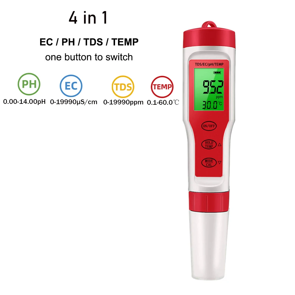 Multifunction Water Quality Tester (pH/TDS/EC) - Image 2