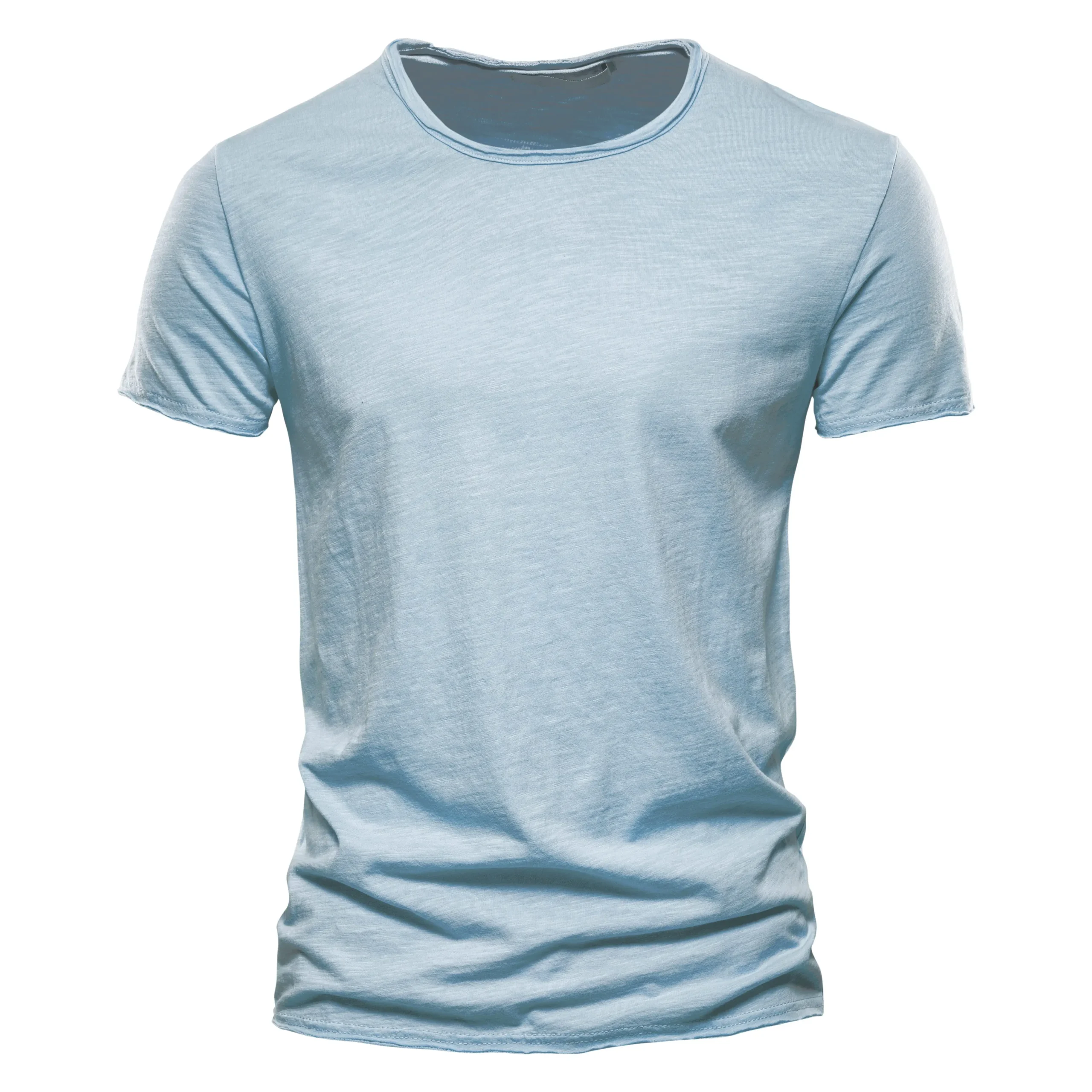 100% Cotton Men T-shirt Casual Soft Fitness Summer Thin - Image 11
