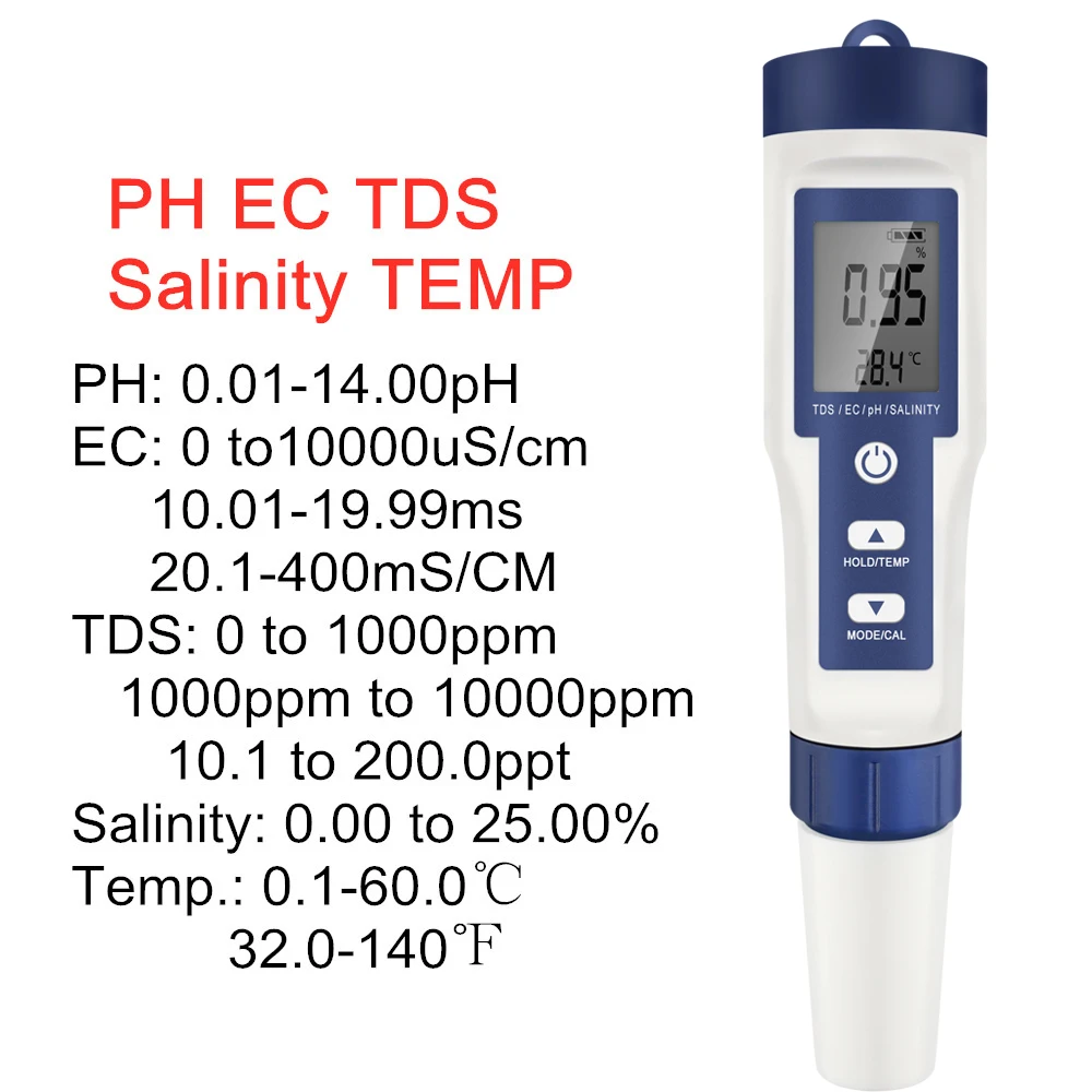 Multifunction Water Quality Tester (pH/TDS/EC) - Image 13