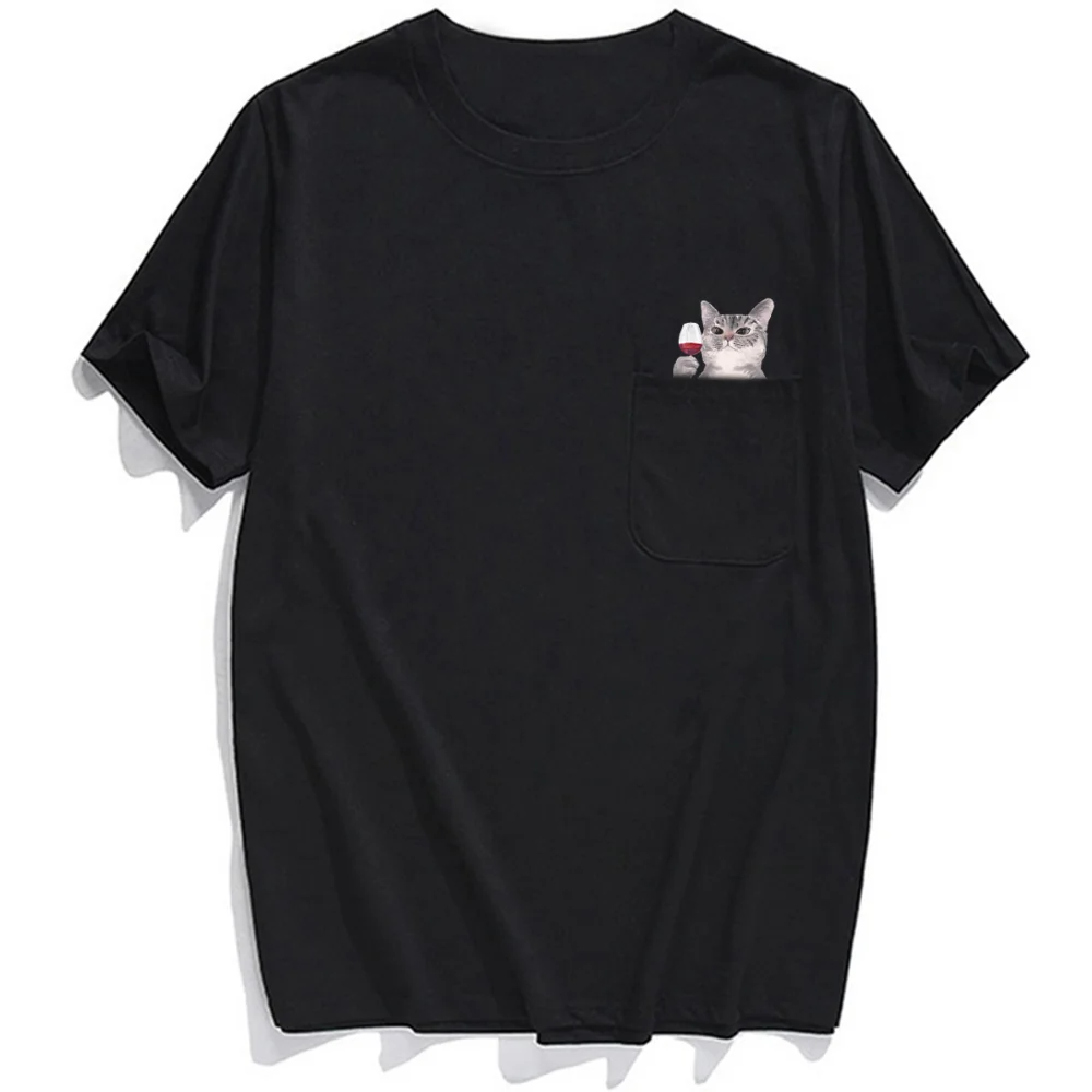 Cat Print Summer T-Shirt - Image 4