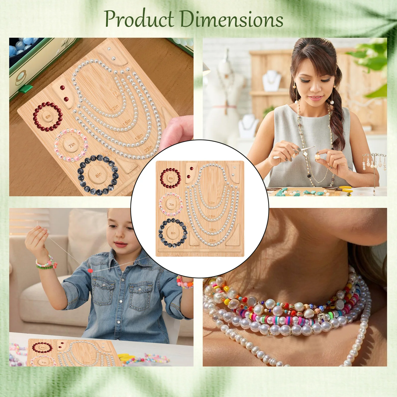 Bamboo Beading Board & Bracelet Tray - Image 6