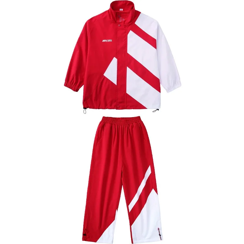 Kids' Colour-Block Windbreaker Jacket - Image 5