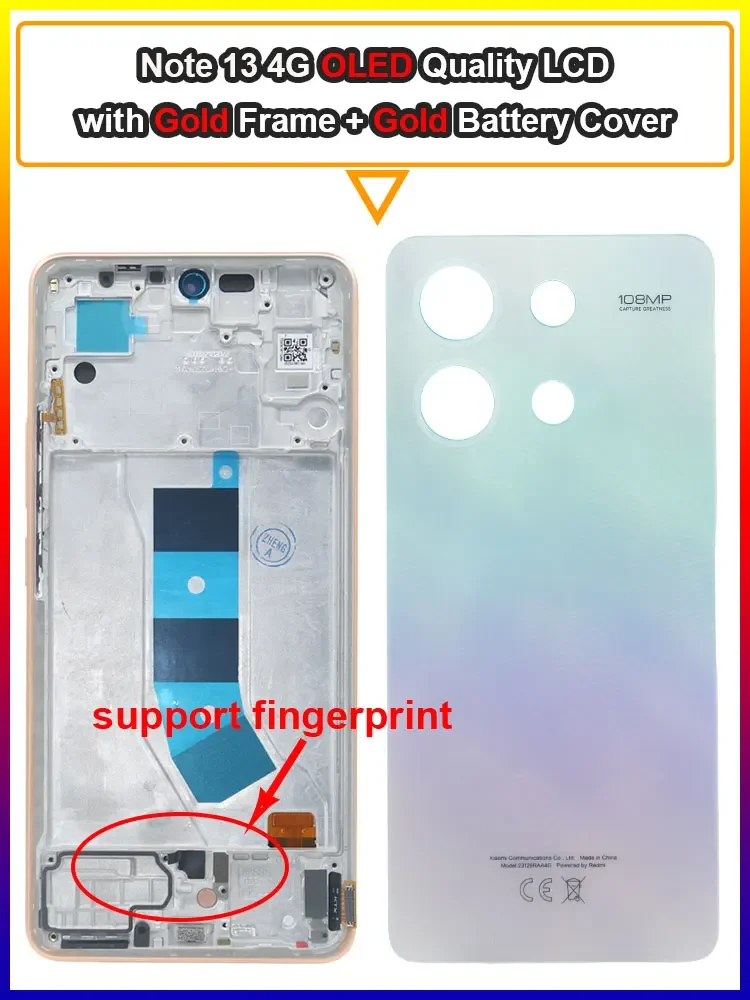 AMOLED Display Assembly – for Redmi Note 13 4G - Image 33