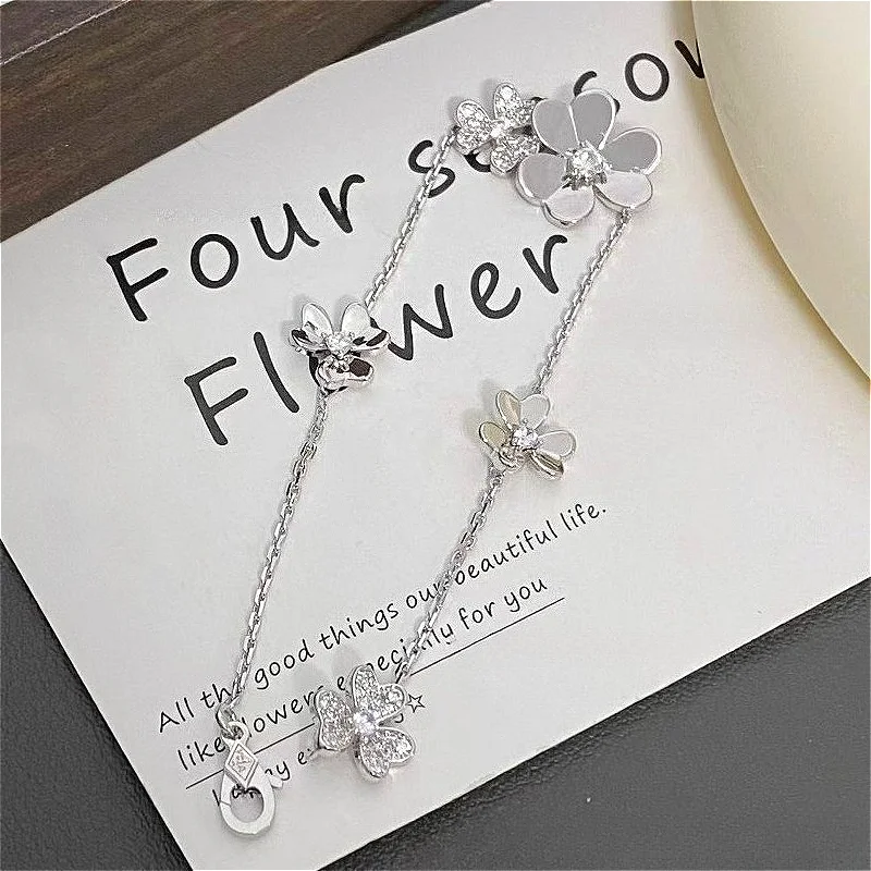 Clover Flower Charm Bracelet - Image 9
