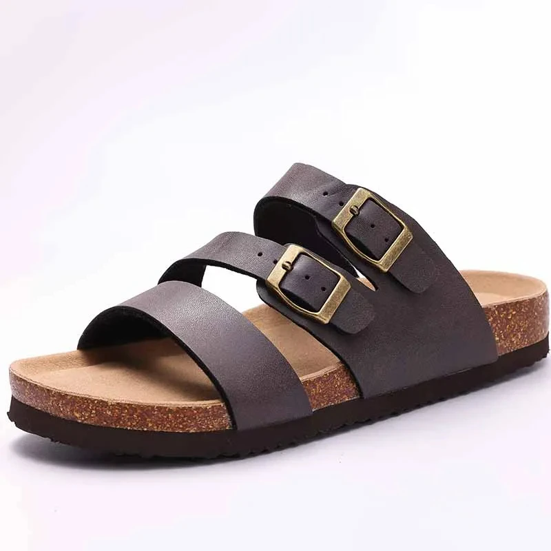 Cork Suede Mule Slippers - Image 16