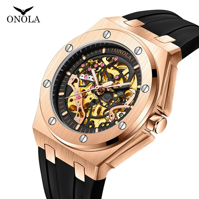 Onola 3834 Top Brand Fashion Men S Automatic Mechanical