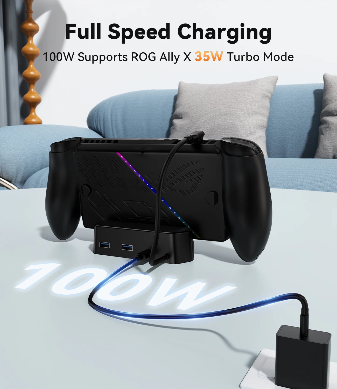 Siwiqu S5-a 3 In 1 Charging Dock For Rog - Image 3