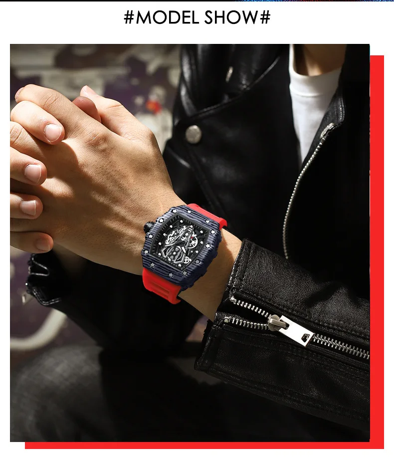 Men's Barrel-Case Watch - Image 6