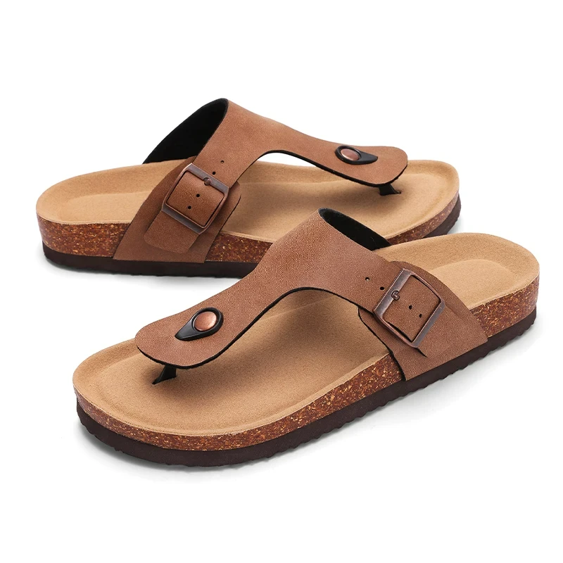 Cork Suede Mule Slippers - Image 11