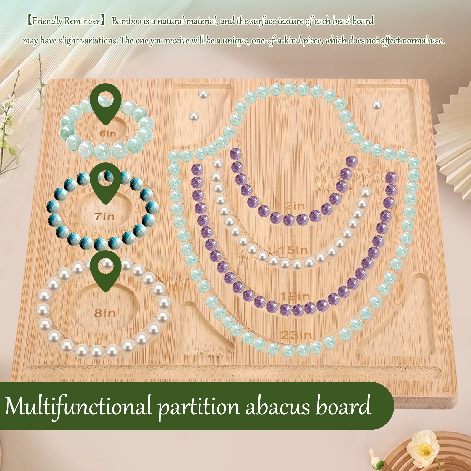 Bamboo Beading Board & Bracelet Tray - Image 3
