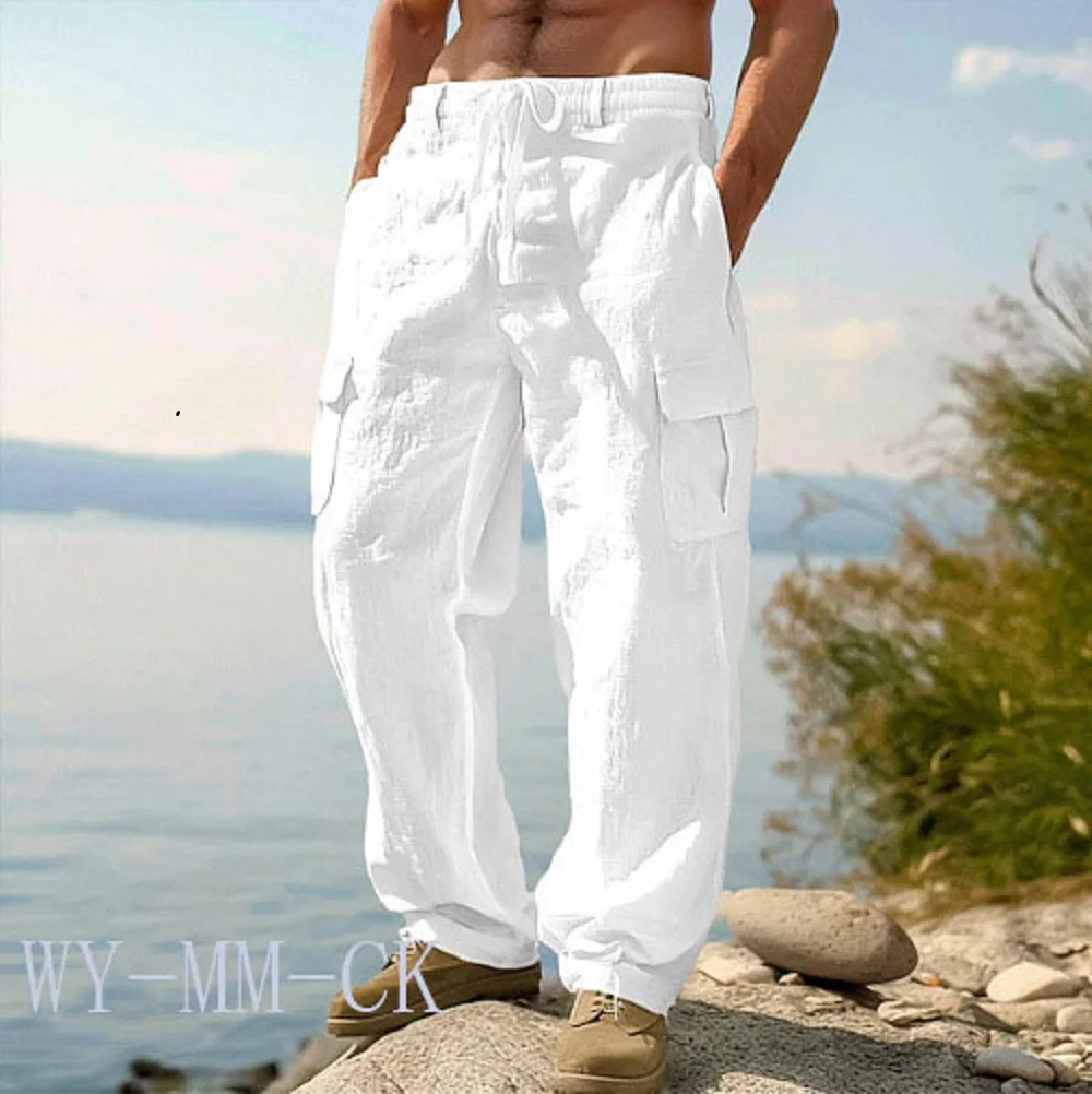 Men's Cotton & Linen Trousers - Image 3