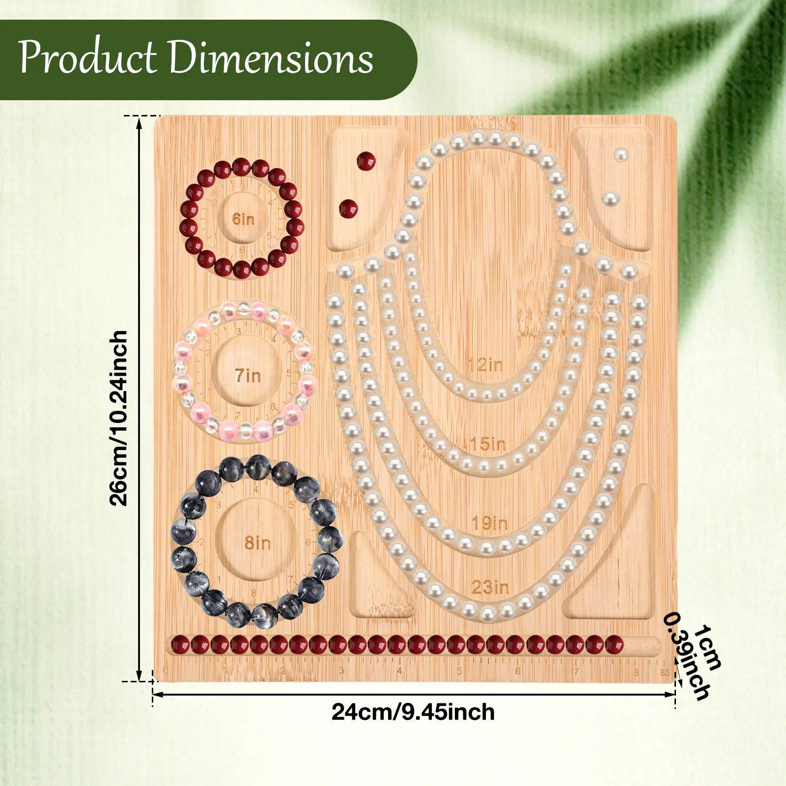 Bamboo Beading Board & Bracelet Tray - Image 9
