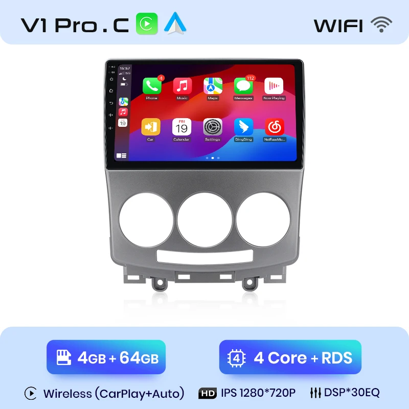 Android 13 Car Radio – 8-Core, Wireless CarPlay - Image 12