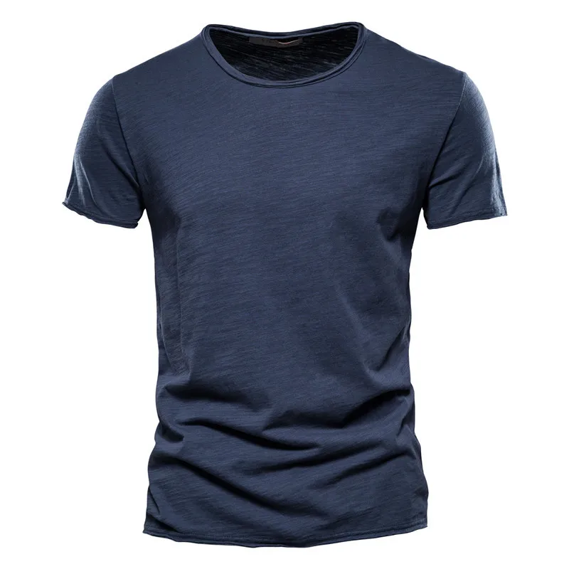100% Cotton Men T-shirt Casual Soft Fitness Summer Thin - Image 10