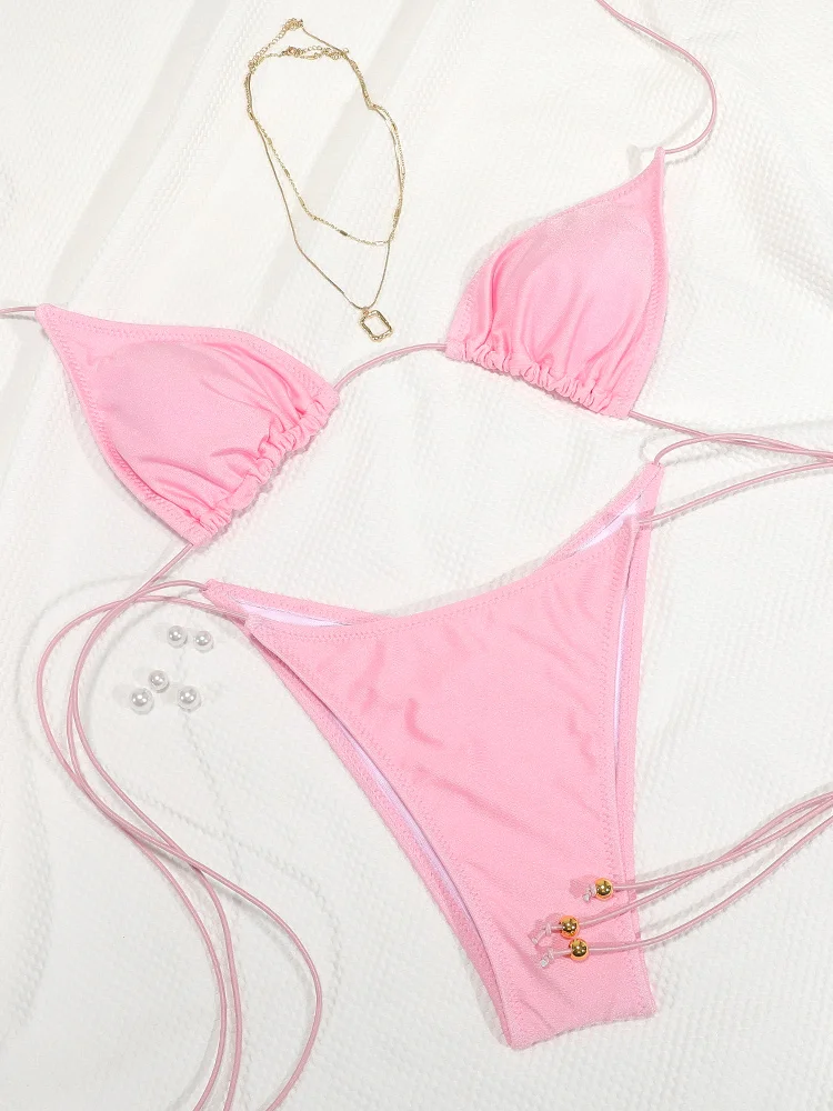 Leopard Triangle Bikini Set - Image 4