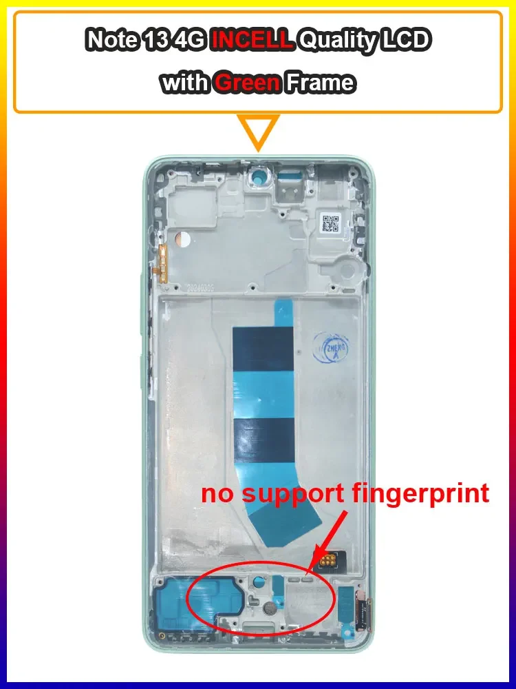 AMOLED Display Assembly – for Redmi Note 13 4G - Image 8